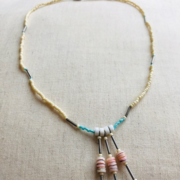 One of a kind beaded necklace - Picture 3 of 5